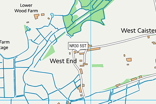 NR30 5ST map - OS VectorMap District (Ordnance Survey) NR30 5ST map - OS VectorMap District (Ordnance Survey)