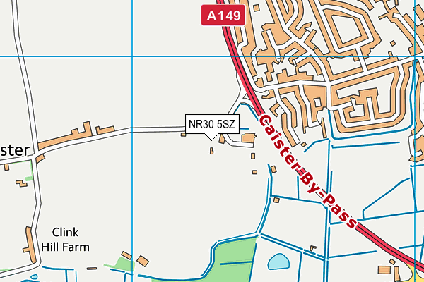 NR30 5SZ map - OS VectorMap District (Ordnance Survey) NR30 5SZ map - OS VectorMap District (Ordnance Survey)