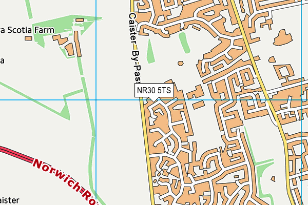 NR30 5TS map - OS VectorMap District (Ordnance Survey) NR30 5TS map - OS VectorMap District (Ordnance Survey)