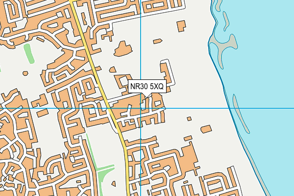NR30 5XQ map - OS VectorMap District (Ordnance Survey) NR30 5XQ map - OS VectorMap District (Ordnance Survey)