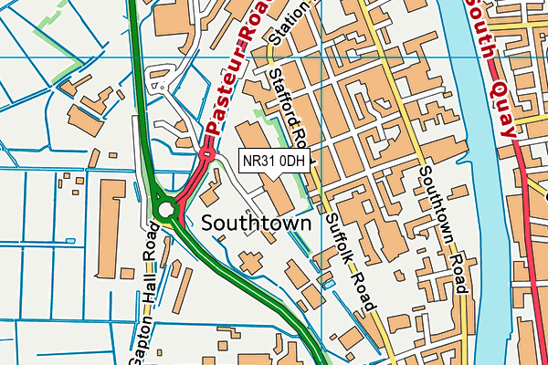 NR31 0DH map - OS VectorMap District (Ordnance Survey) NR31 0DH map - OS VectorMap District (Ordnance Survey)