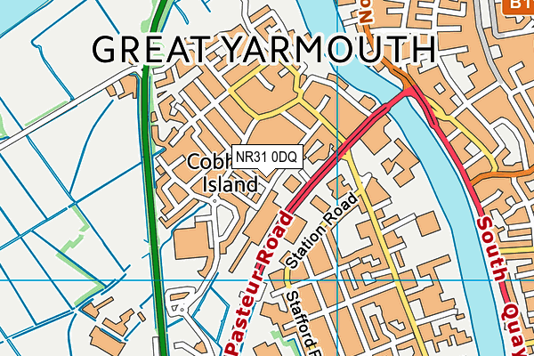 NR31 0DQ map - OS VectorMap District (Ordnance Survey)