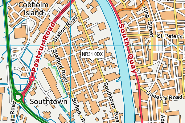 NR31 0DX map - OS VectorMap District (Ordnance Survey) NR31 0DX map - OS VectorMap District (Ordnance Survey)