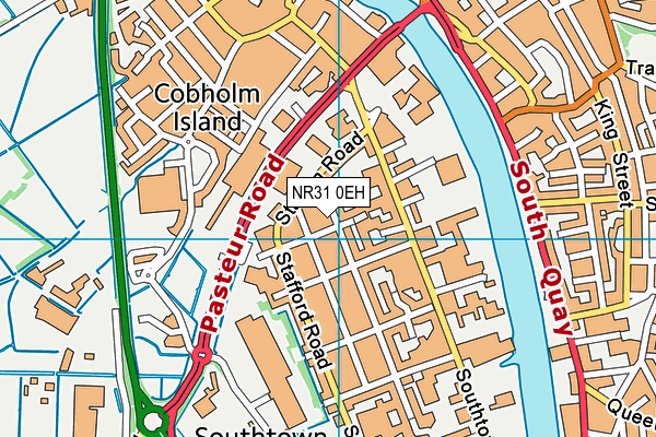 NR31 0EH map - OS VectorMap District (Ordnance Survey) NR31 0EH map - OS VectorMap District (Ordnance Survey)