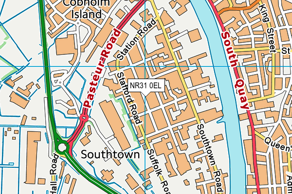 NR31 0EL map - OS VectorMap District (Ordnance Survey) NR31 0EL map - OS VectorMap District (Ordnance Survey)
