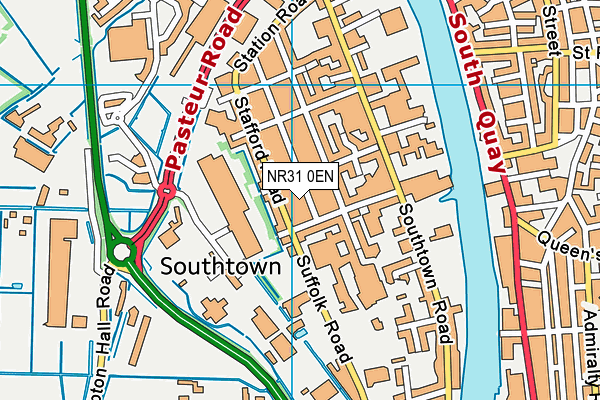 NR31 0EN map - OS VectorMap District (Ordnance Survey) NR31 0EN map - OS VectorMap District (Ordnance Survey)