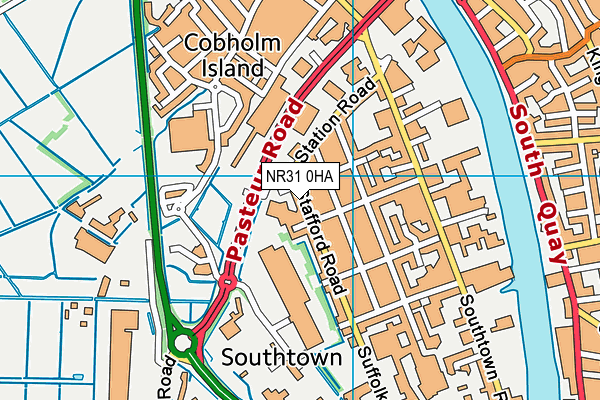 NR31 0HA map - OS VectorMap District (Ordnance Survey) NR31 0HA map - OS VectorMap District (Ordnance Survey)