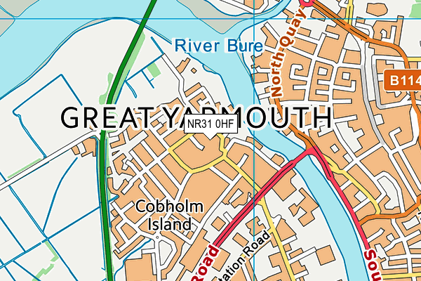 NR31 0HF map - OS VectorMap District (Ordnance Survey) NR31 0HF map - OS VectorMap District (Ordnance Survey)