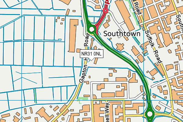 NR31 0NL map - OS VectorMap District (Ordnance Survey) NR31 0NL map - OS VectorMap District (Ordnance Survey)