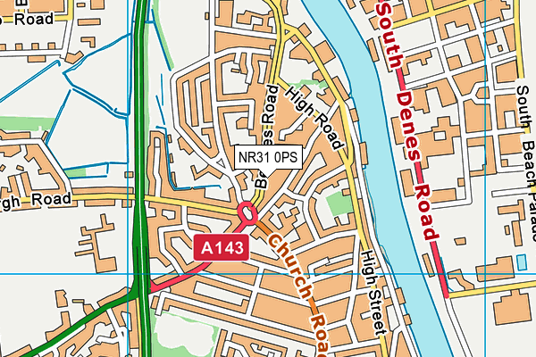 NR31 0PS map - OS VectorMap District (Ordnance Survey) NR31 0PS map - OS VectorMap District (Ordnance Survey)