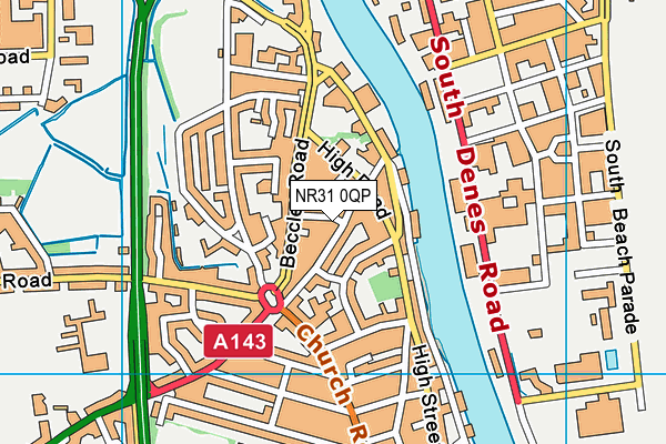 NR31 0QP map - OS VectorMap District (Ordnance Survey) NR31 0QP map - OS VectorMap District (Ordnance Survey)