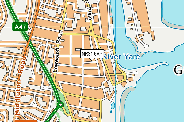 NR31 6AP map - OS VectorMap District (Ordnance Survey) NR31 6AP map - OS VectorMap District (Ordnance Survey)