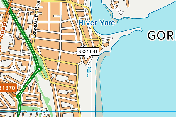 NR31 6BT map - OS VectorMap District (Ordnance Survey) NR31 6BT map - OS VectorMap District (Ordnance Survey)