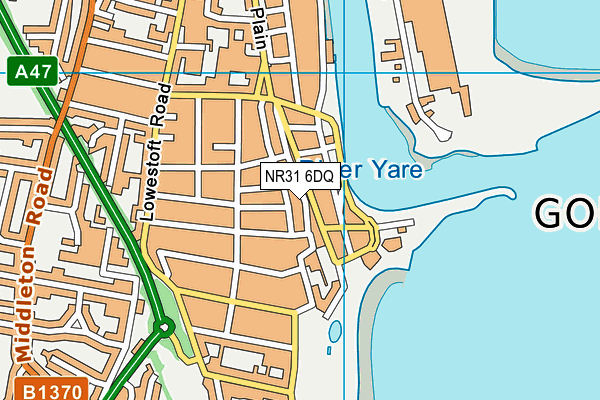 NR31 6DQ map - OS VectorMap District (Ordnance Survey) NR31 6DQ map - OS VectorMap District (Ordnance Survey)