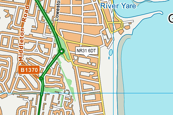 NR31 6DT map - OS VectorMap District (Ordnance Survey) NR31 6DT map - OS VectorMap District (Ordnance Survey)