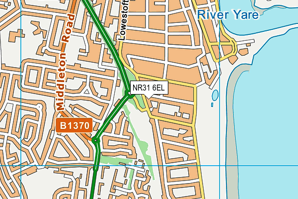 NR31 6EL map - OS VectorMap District (Ordnance Survey) NR31 6EL map - OS VectorMap District (Ordnance Survey)