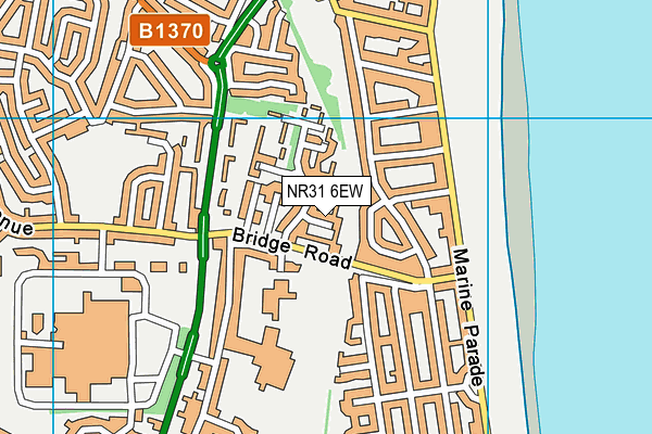 NR31 6EW map - OS VectorMap District (Ordnance Survey) NR31 6EW map - OS VectorMap District (Ordnance Survey)