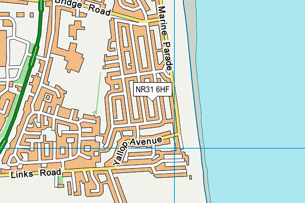 NR31 6HF map - OS VectorMap District (Ordnance Survey) NR31 6HF map - OS VectorMap District (Ordnance Survey)