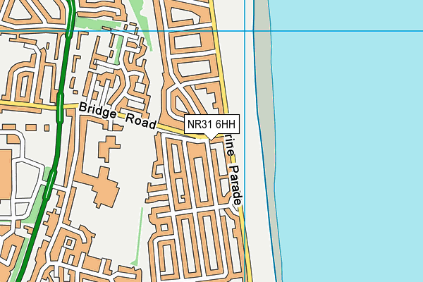 NR31 6HH map - OS VectorMap District (Ordnance Survey) NR31 6HH map - OS VectorMap District (Ordnance Survey)