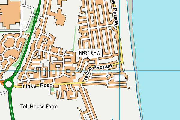 NR31 6HW map - OS VectorMap District (Ordnance Survey) NR31 6HW map - OS VectorMap District (Ordnance Survey)