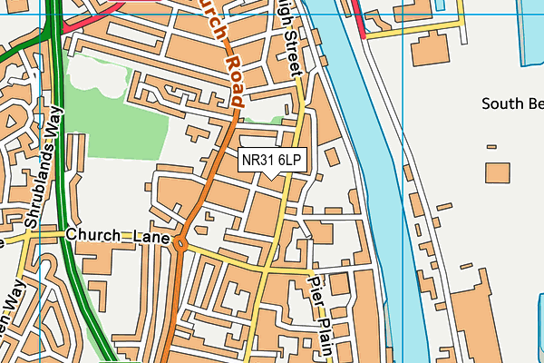 NR31 6LP map - OS VectorMap District (Ordnance Survey) NR31 6LP map - OS VectorMap District (Ordnance Survey)