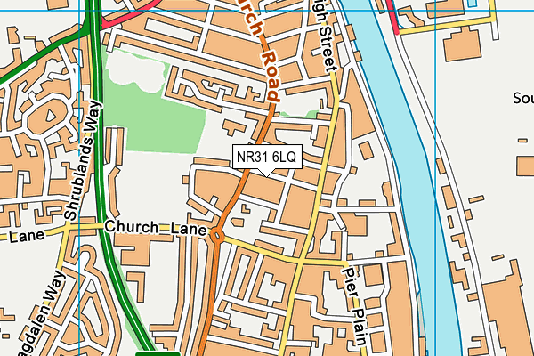 NR31 6LQ map - OS VectorMap District (Ordnance Survey) NR31 6LQ map - OS VectorMap District (Ordnance Survey)