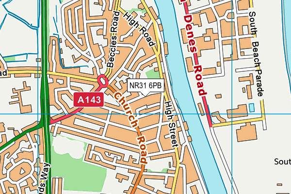 NR31 6PB map - OS VectorMap District (Ordnance Survey) NR31 6PB map - OS VectorMap District (Ordnance Survey)