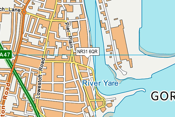NR31 6QR map - OS VectorMap District (Ordnance Survey) NR31 6QR map - OS VectorMap District (Ordnance Survey)
