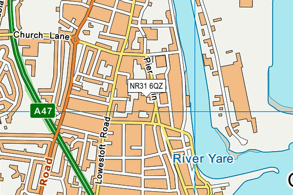 NR31 6QZ map - OS VectorMap District (Ordnance Survey) NR31 6QZ map - OS VectorMap District (Ordnance Survey)