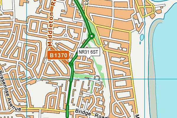 NR31 6ST map - OS VectorMap District (Ordnance Survey) NR31 6ST map - OS VectorMap District (Ordnance Survey)