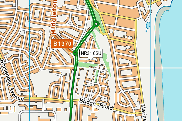NR31 6SU map - OS VectorMap District (Ordnance Survey) NR31 6SU map - OS VectorMap District (Ordnance Survey)