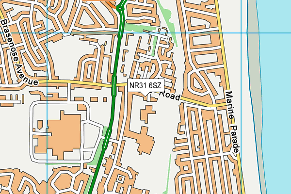 NR31 6SZ map - OS VectorMap District (Ordnance Survey) NR31 6SZ map - OS VectorMap District (Ordnance Survey)