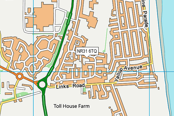 NR31 6TQ map - OS VectorMap District (Ordnance Survey) NR31 6TQ map - OS VectorMap District (Ordnance Survey)