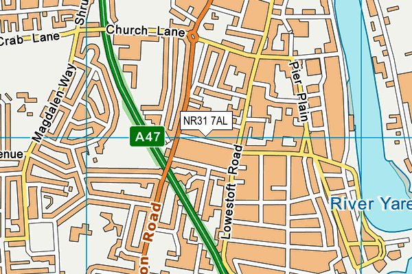 NR31 7AL map - OS VectorMap District (Ordnance Survey) NR31 7AL map - OS VectorMap District (Ordnance Survey)