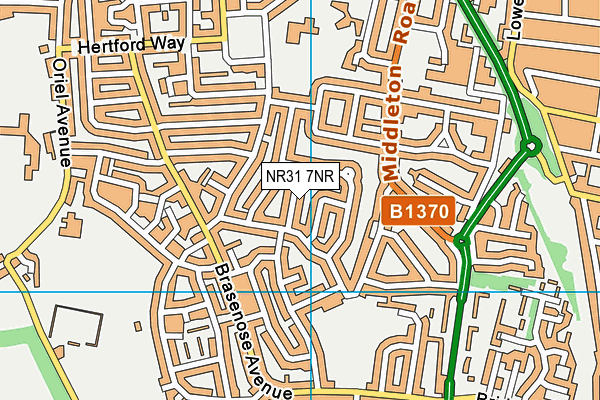 NR31 7NR map - OS VectorMap District (Ordnance Survey) NR31 7NR map - OS VectorMap District (Ordnance Survey)