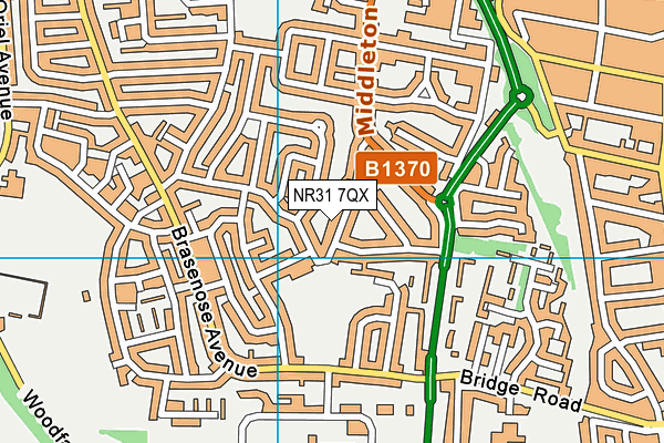NR31 7QX map - OS VectorMap District (Ordnance Survey) NR31 7QX map - OS VectorMap District (Ordnance Survey)