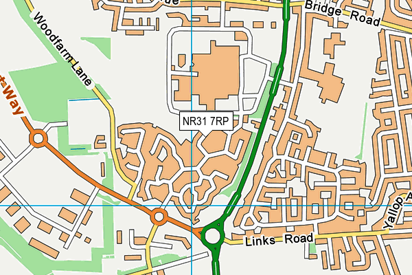 NR31 7RP map - OS VectorMap District (Ordnance Survey) NR31 7RP map - OS VectorMap District (Ordnance Survey)