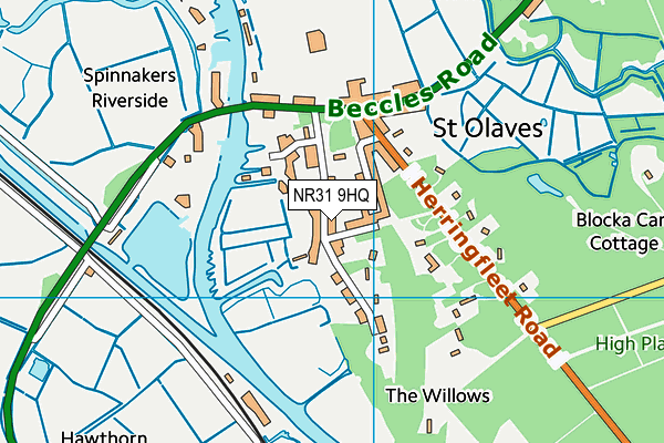 NR31 9HQ map - OS VectorMap District (Ordnance Survey)