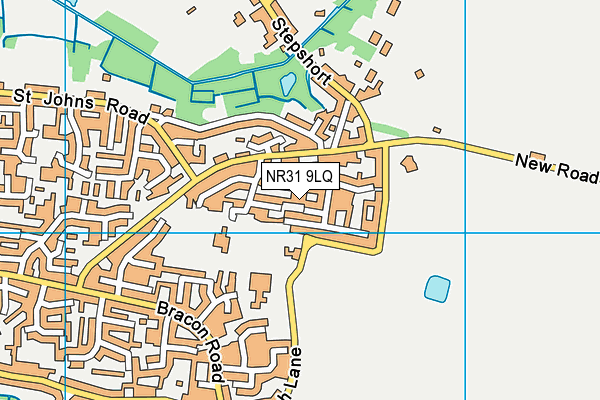 NR31 9LQ map - OS VectorMap District (Ordnance Survey) NR31 9LQ map - OS VectorMap District (Ordnance Survey)