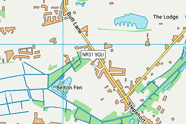 NR31 9QU map - OS VectorMap District (Ordnance Survey) NR31 9QU map - OS VectorMap District (Ordnance Survey)