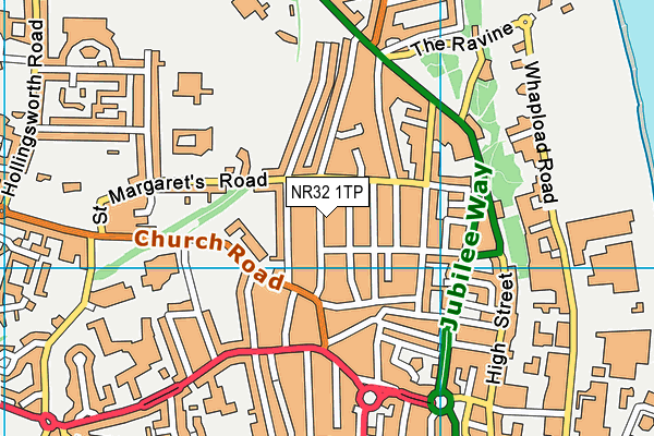 NR32 1TP map - OS VectorMap District (Ordnance Survey) NR32 1TP map - OS VectorMap District (Ordnance Survey)