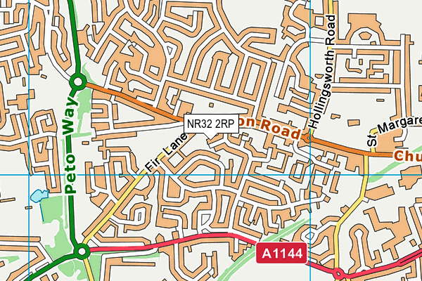 NR32 2RP map - OS VectorMap District (Ordnance Survey) NR32 2RP map - OS VectorMap District (Ordnance Survey)