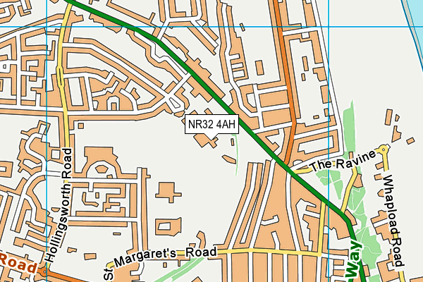 NR32 4AH map - OS VectorMap District (Ordnance Survey) NR32 4AH map - OS VectorMap District (Ordnance Survey)
