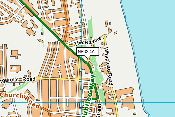 NR32 4AL map - OS VectorMap District (Ordnance Survey) NR32 4AL map - OS VectorMap District (Ordnance Survey)
