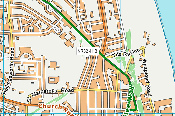 NR32 4HB map - OS VectorMap District (Ordnance Survey) NR32 4HB map - OS VectorMap District (Ordnance Survey)
