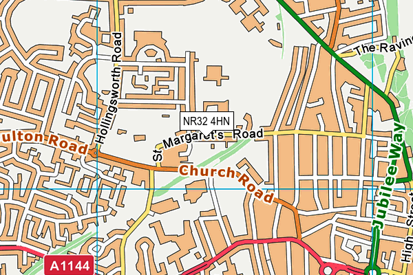 NR32 4HN map - OS VectorMap District (Ordnance Survey) NR32 4HN map - OS VectorMap District (Ordnance Survey)
