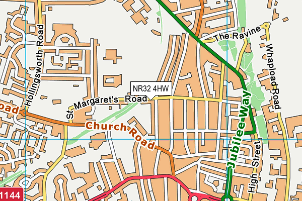 NR32 4HW map - OS VectorMap District (Ordnance Survey) NR32 4HW map - OS VectorMap District (Ordnance Survey)