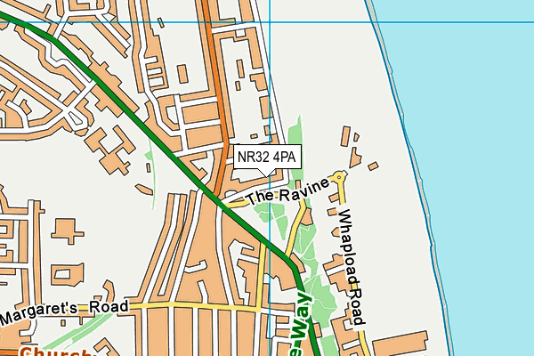 NR32 4PA map - OS VectorMap District (Ordnance Survey) NR32 4PA map - OS VectorMap District (Ordnance Survey)
