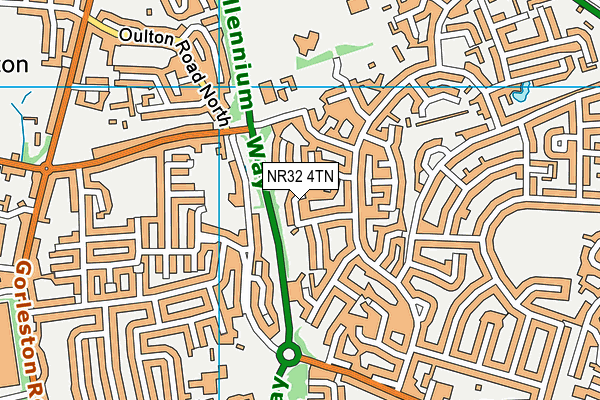 NR32 4TN map - OS VectorMap District (Ordnance Survey) NR32 4TN map - OS VectorMap District (Ordnance Survey)