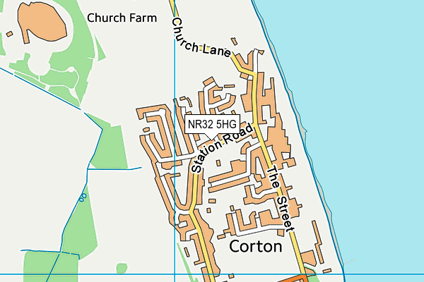 NR32 5HG map - OS VectorMap District (Ordnance Survey) NR32 5HG map - OS VectorMap District (Ordnance Survey)